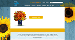 Desktop Screenshot of joysflowershop.com